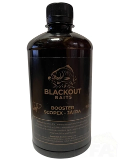 BLACKOUT BAITS Booster Scopex Játra 500ml